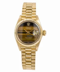Inexpensive Knockoff Rolex Lady-datejust 6917 Automatic Movement 26mm Yellow Gold Case Womens Watch
