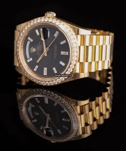 Affordable Replica Rolex Day-date 40 228348rbr_black Automatic Movement Mens/unisex Watch