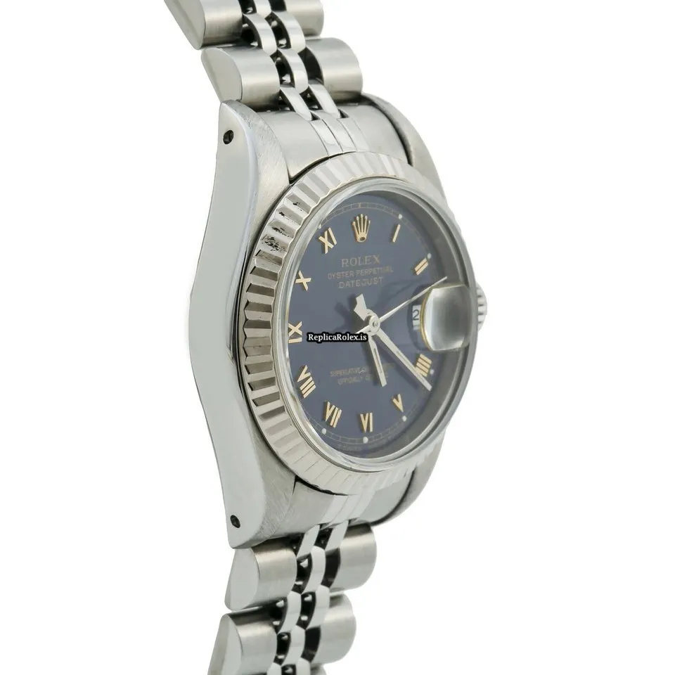 Wonderful Replica Rolex Lady-datejust 69174 Automatic Movement 26mm Steel Case Womens Watch - Image 3