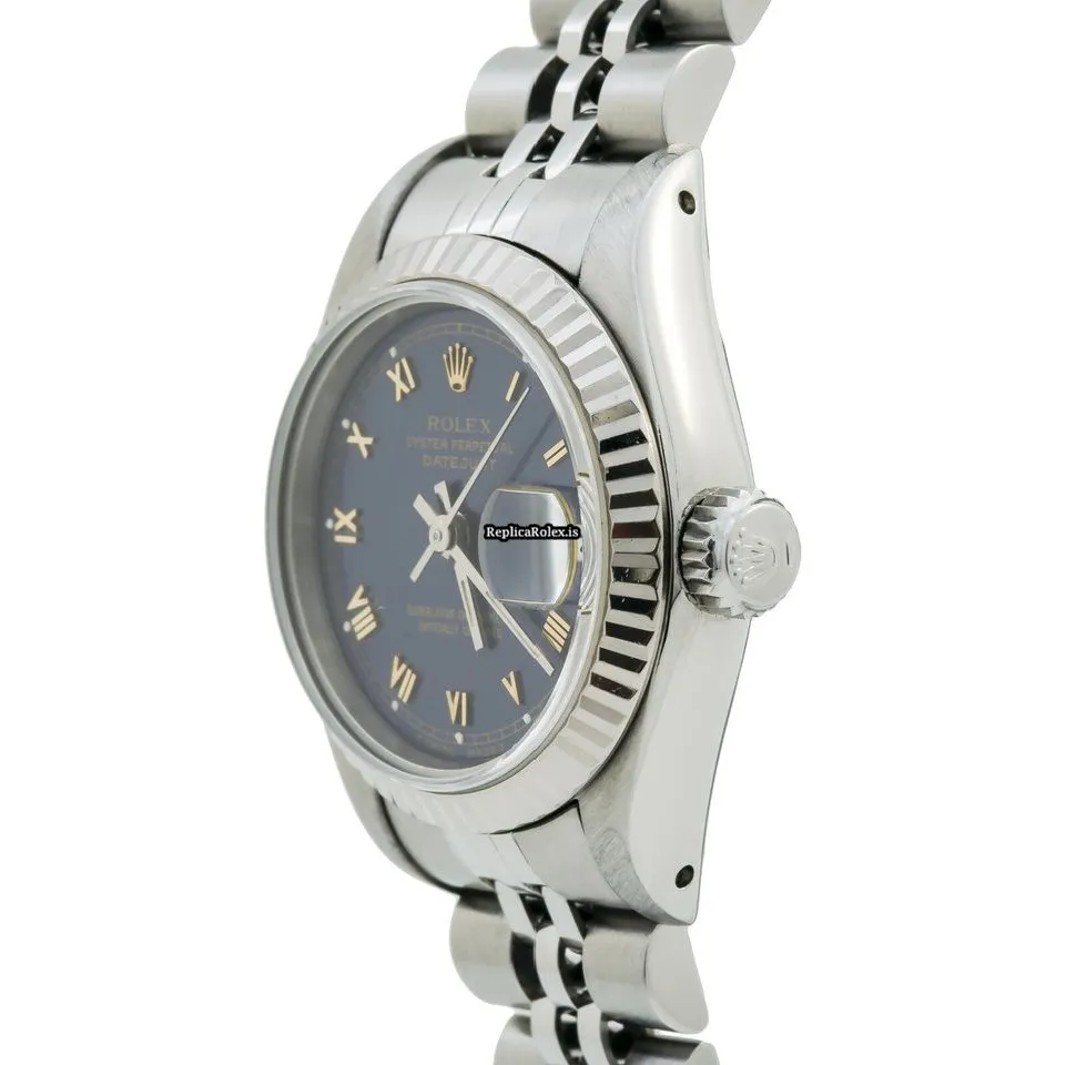 Wonderful Replica Rolex Lady-datejust 69174 Automatic Movement 26mm Steel Case Womens Watch - Image 5