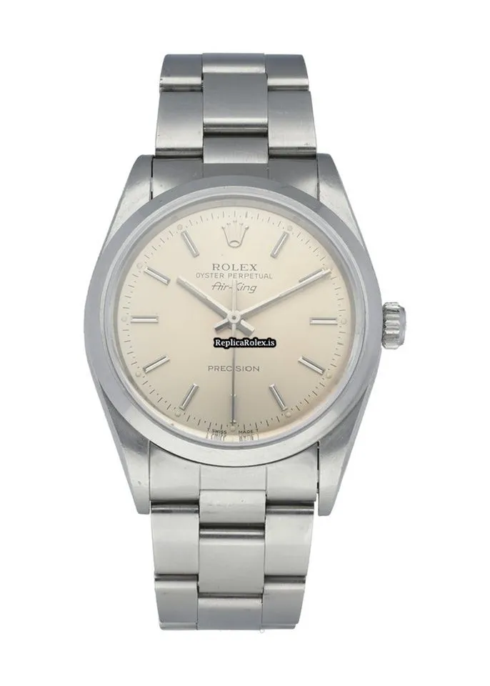 Unique Replica Rolex Air King Precision 14000 Automatic Movement 34mm Steel Case Mens/unisex Watch - Image 2