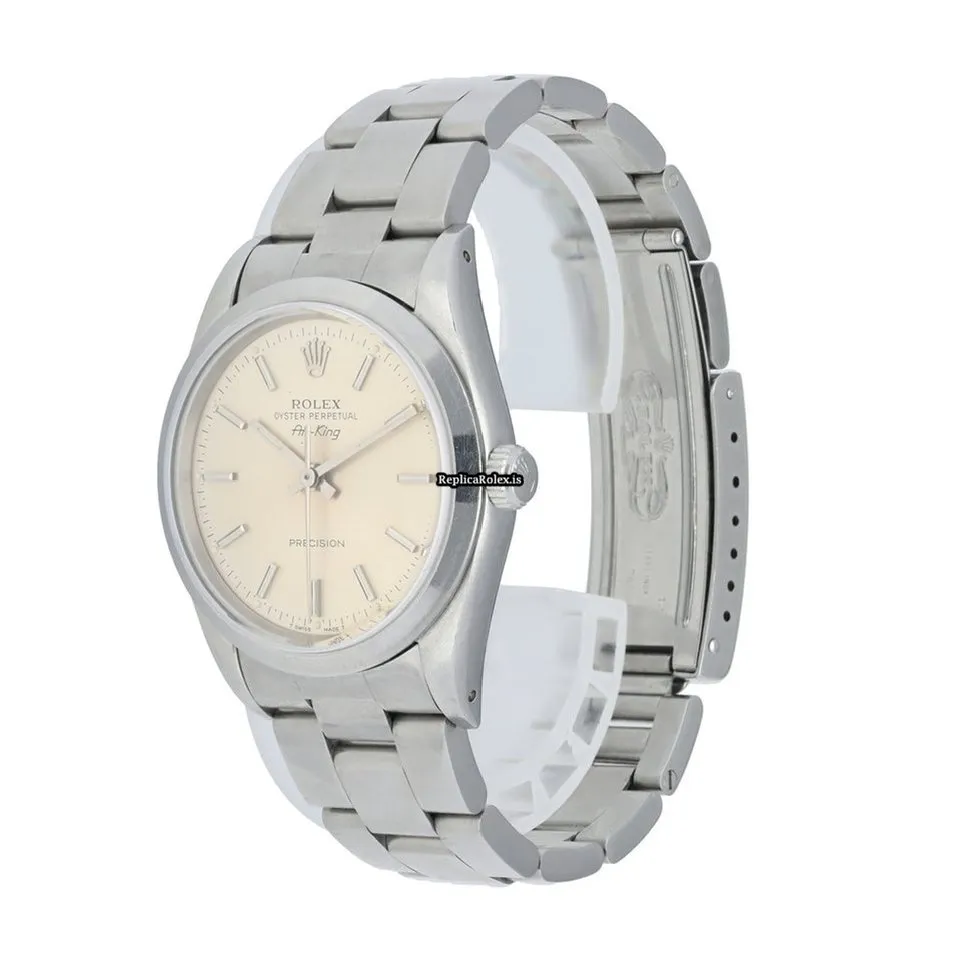 Unique Replica Rolex Air King Precision 14000 Automatic Movement 34mm Steel Case Mens/unisex Watch - Image 3