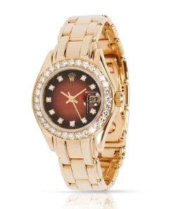 Trustworthy Replica Rolex Lady-datejust Pearlmaster 69298 Automatic Movement 29mm Yellow Gold Case Womens Watch