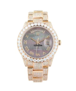 Nice Replica Rolex Day-date 36 118205 Caliber 3155 Automatic Movement 36mm Rose Gold Case Mens/unisex Watch
