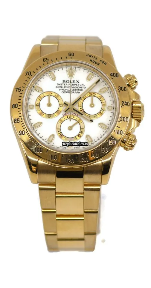 Cheap Clone Rolex Daytona 116528 Caliber 4130 Automatic Movement 40mm Yellow Gold Case Mens/unisex Watch
