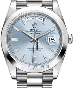 Excellent Fake Rolex Day-date 40 228206 Automatic Movement 40mm Platinum Case Mens/unisex Watch