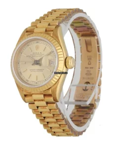 Fine Replica Rolex Lady-datejust 69178 Caliber 2235 Automatic Movement 26mm Yellow Gold Case Womens Watch