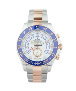 Good Imitation Rolex Yacht-master II 116681 Caliber 4161 Automatic Movement 44mm Gold/steel Case Mens/unisex Watch