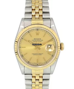Well Made Copies Rolex Datejust 16233 Caliber 3135 Automatic Movement 36mm Steel Case Mens/unisex Watch