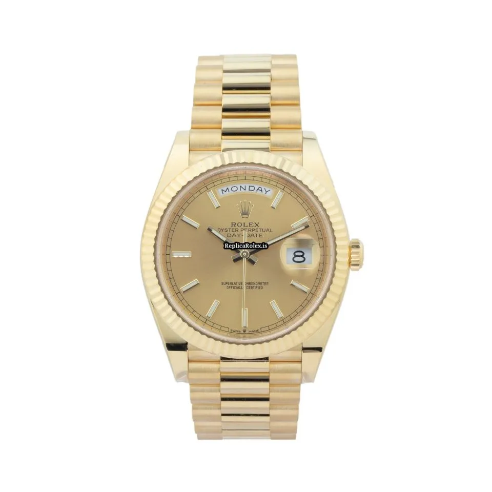 Superior Fakes Rolex Day-date 40 228238 Caliber 3255 Automatic Movement 40mm Yellow Gold Case Mens/unisex Watch