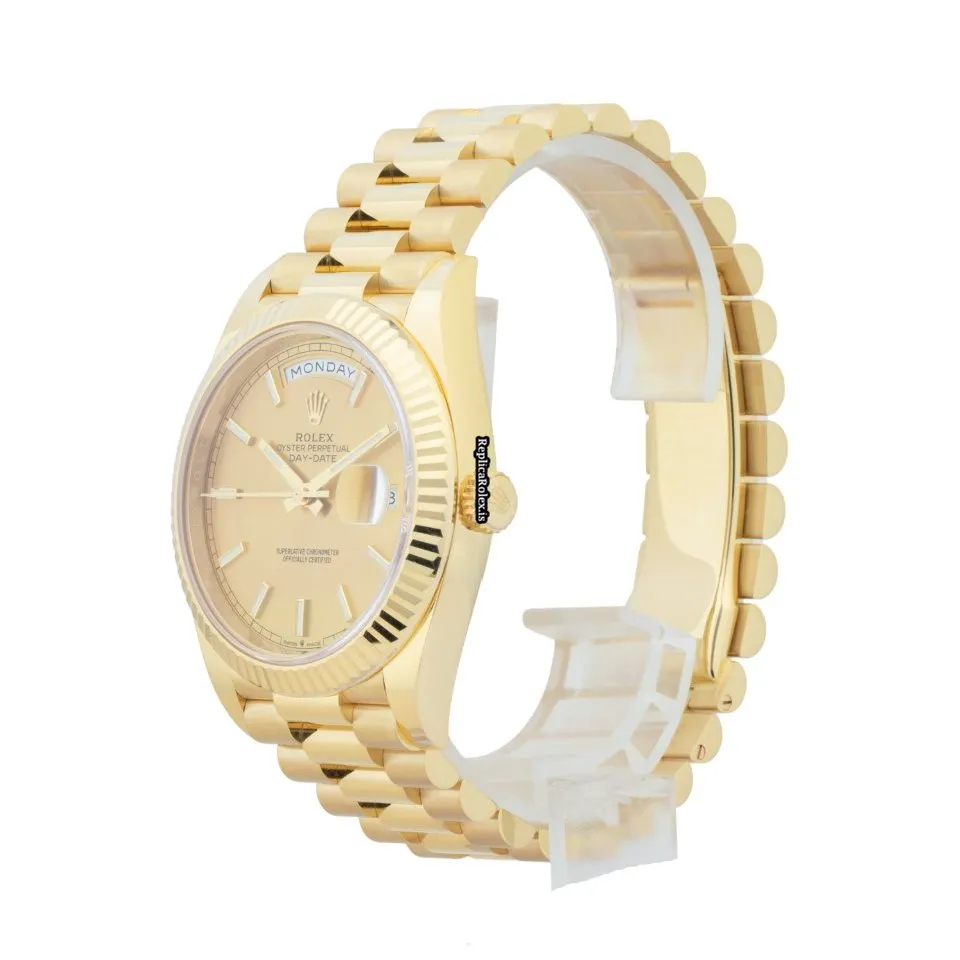 Superior Fakes Rolex Day-date 40 228238 Caliber 3255 Automatic Movement 40mm Yellow Gold Case Mens/unisex Watch - Image 2