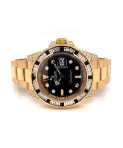 Fabulous Replica Rolex Gmt-master II 116758sanr Automatic Movement 40mm Yellow Gold Case Mens/unisex Watch