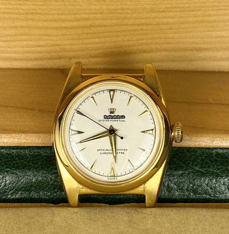 Good Replica Rolex Bubble Back 5050 Automatic Movement Gold/steel Case Mens/unisex Watch