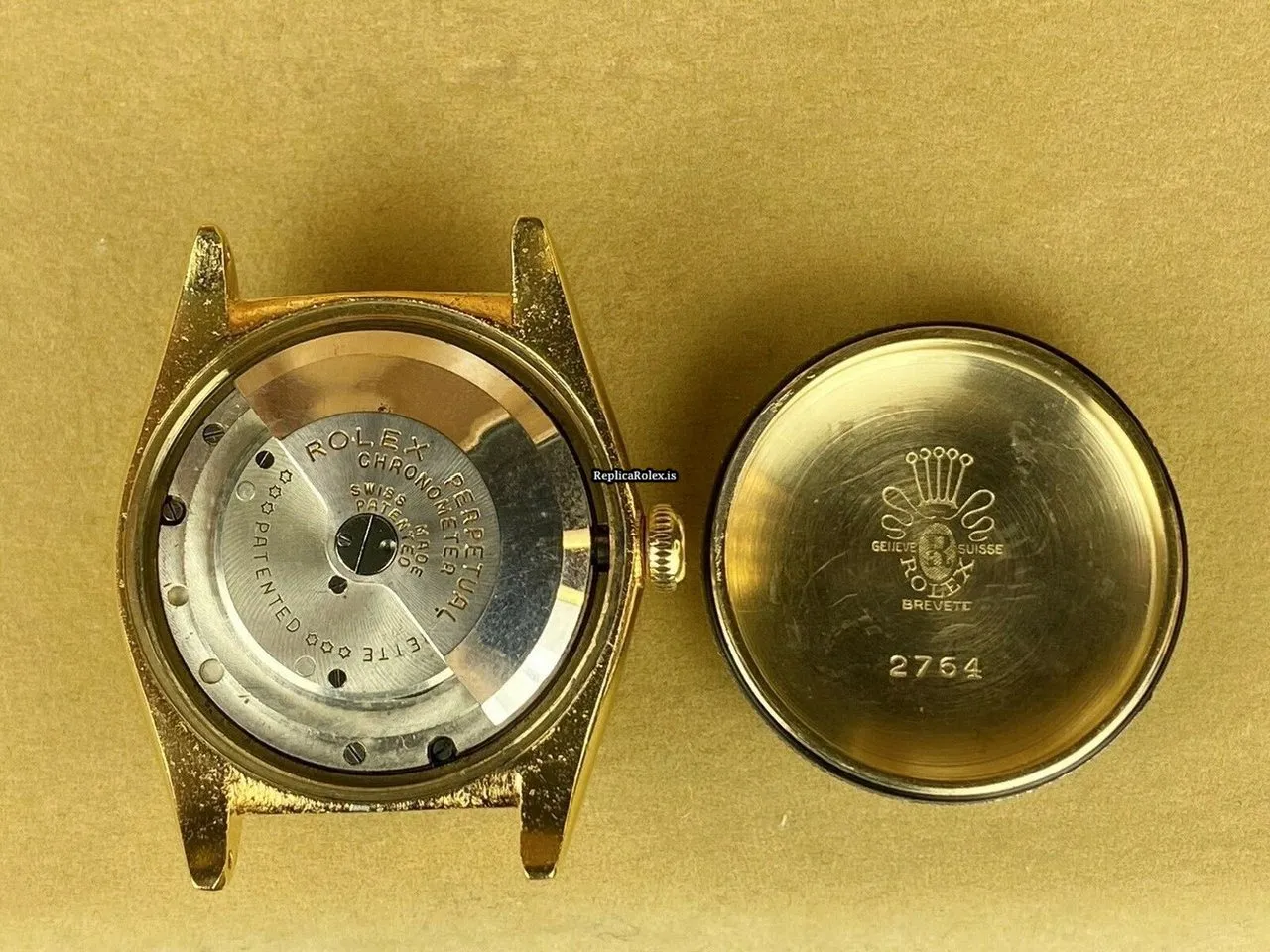 Good Replica Rolex Bubble Back 5050 Automatic Movement Gold/steel Case Mens/unisex Watch - Image 6