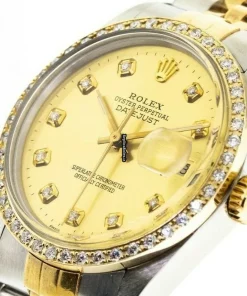 Wonderful Imitation Rolex Datejust 16013 Automatic Movement 36mm Gold/steel Case Mens/unisex Watch