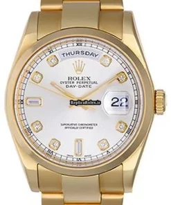 Fabulous Fake Rolex Day-date 36 118208 Automatic Movement Mens/unisex Watch