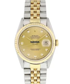 Excellent Replica Rolex Datejust 16233 Caliber 3135 Automatic Movement 36mm Steel Case Mens/unisex Watch