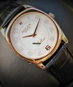 Defect Fake Rolex Cellini Danaos 4233 Caliber 1602 Manual Winding Movement 34mm White Gold Case Mens/unisex Watch