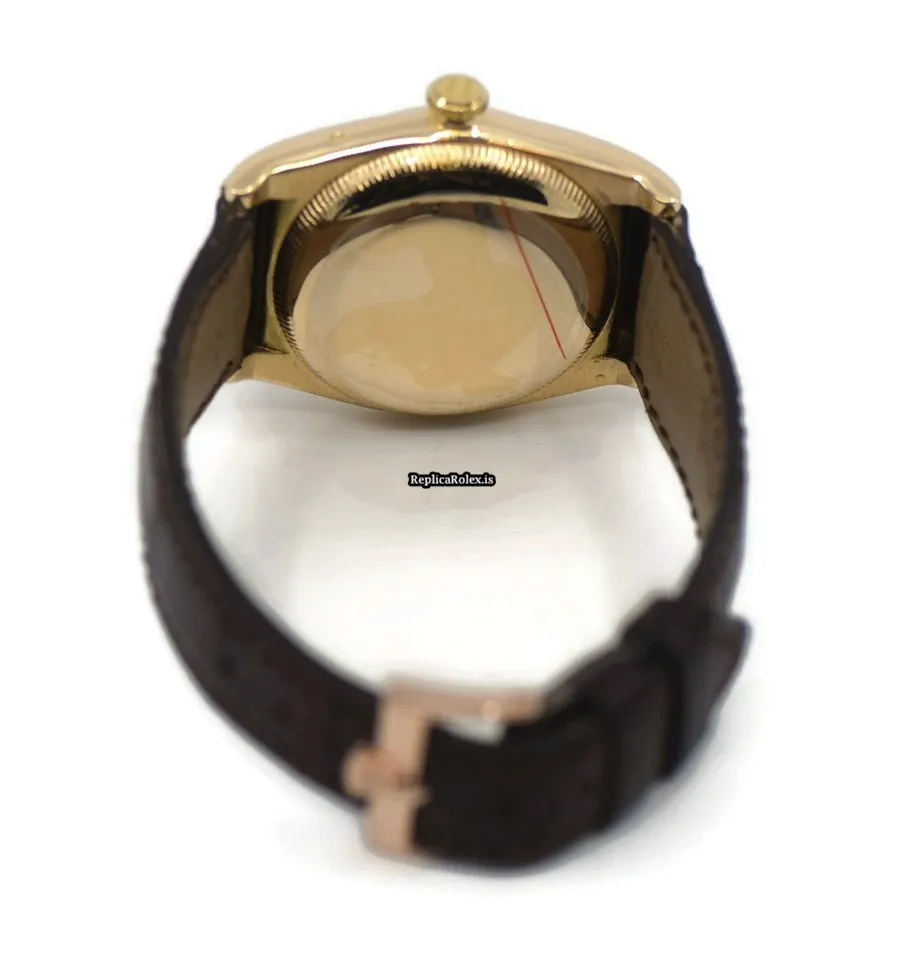 Lovely Replica Rolex Bubble Back 3065 Automatic Movement 32mm Rose Gold Case Mens/unisex Watch - Image 2