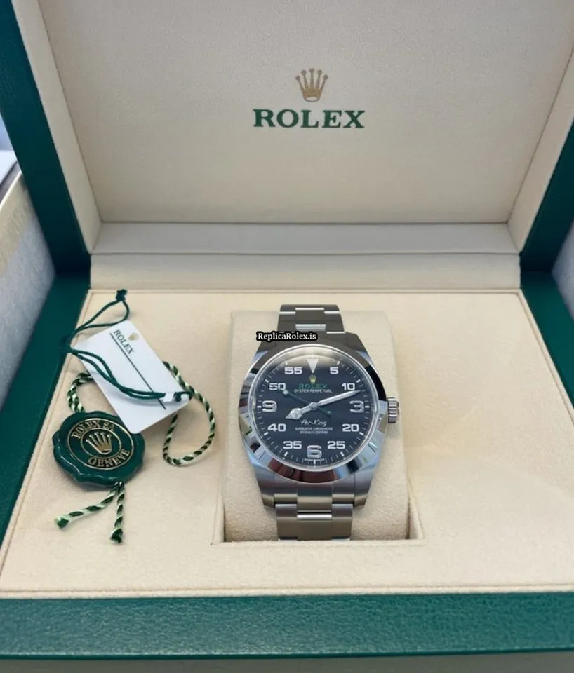 Great Fake Rolex Air King 116900 Caliber 3131 Automatic Movement 40mm Steel Case Mens/unisex Watch - Image 2