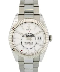 Pleasing Replica Rolex Sky-dweller 326934 Caliber 9001 Automatic Movement 42mm Steel Case Mens/unisex Watch