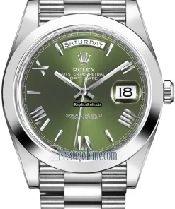 Fantastic Fake Rolex Day-date 40 228206 Automatic Movement 40mm Platinum Case Mens/unisex Watch