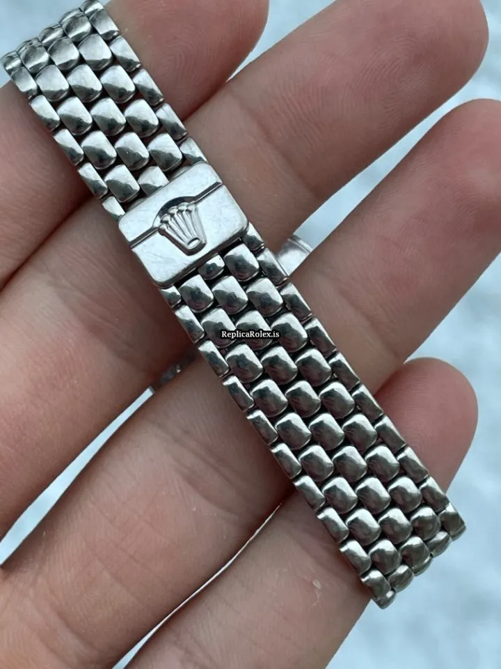 Wonderful Replica Rolex Cellini 6673 Quartz Movement White Gold Case Womens Watch - Image 4