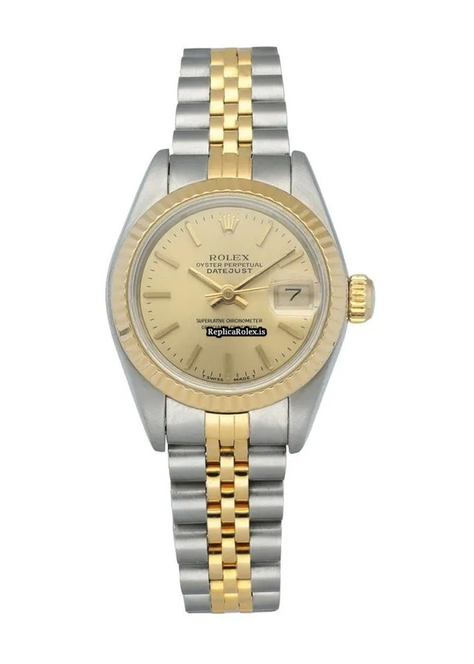 Pleasing Fakes Rolex Lady-datejust 69173 Automatic Movement 26mm Steel Case Womens Watch