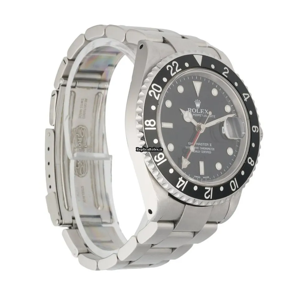 Unique Replica Rolex Gmt-master II 16710 Caliber 3185 Automatic Movement 40mm Steel Case Mens/unisex Watch - Image 3