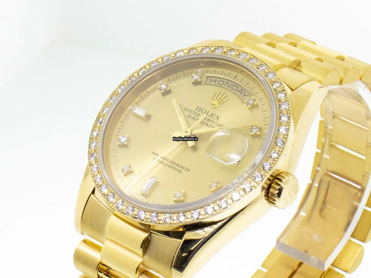 Trustworthy Fake Rolex Day-date 36 18238 Automatic Movement 36mm Yellow Gold Case Mens/unisex Watch