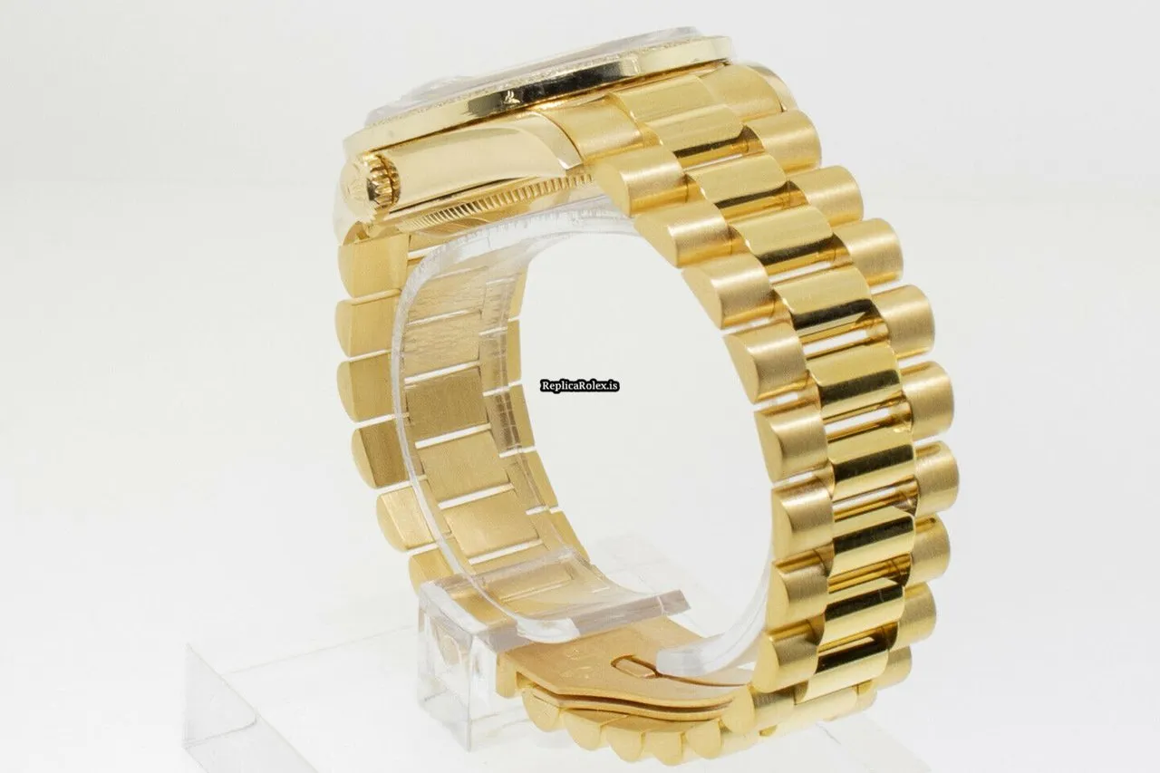 Trustworthy Fake Rolex Day-date 36 18238 Automatic Movement 36mm Yellow Gold Case Mens/unisex Watch - Image 3