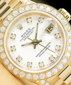 Exquisite Replica Rolex Lady-datejust 69178 Caliber 2135 Automatic Movement 26mm Yellow Gold Case Womens Watch