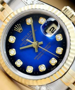 Stylish Fake Rolex Lady-datejust 69173 Caliber 2135 Automatic Movement 26mm Steel Case Womens Watch