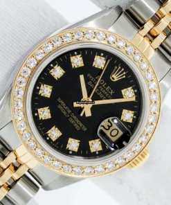 Cheap Knockoff Rolex Lady-datejust 69173 Caliber 2135 Automatic Movement 26mm Gold/steel Case Womens Watch