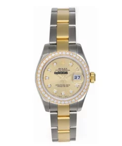 Amazing Replica Rolex Lady-datejust 179163 Automatic Movement 26mm Gold/steel Case Womens Watch