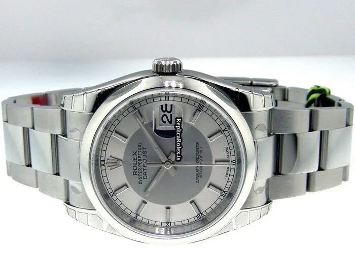 Inexpensive Fake Rolex Datejust 116200 Automatic Movement 36mm Steel Case Mens/unisex Watch - Image 3