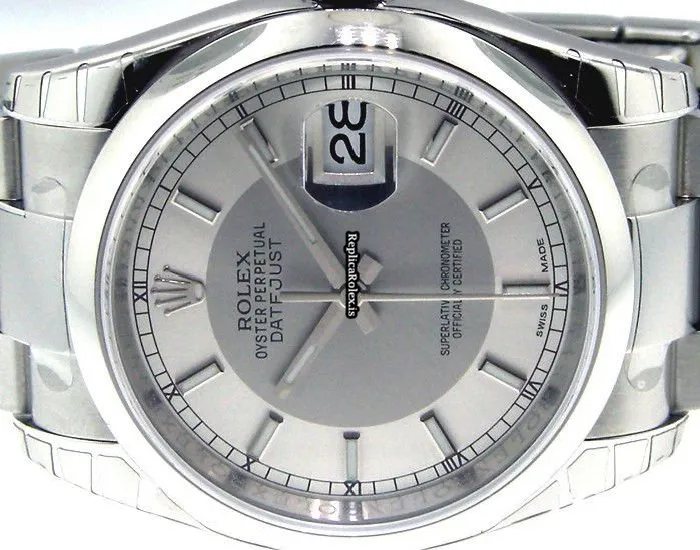 Inexpensive Fake Rolex Datejust 116200 Automatic Movement 36mm Steel Case Mens/unisex Watch - Image 4