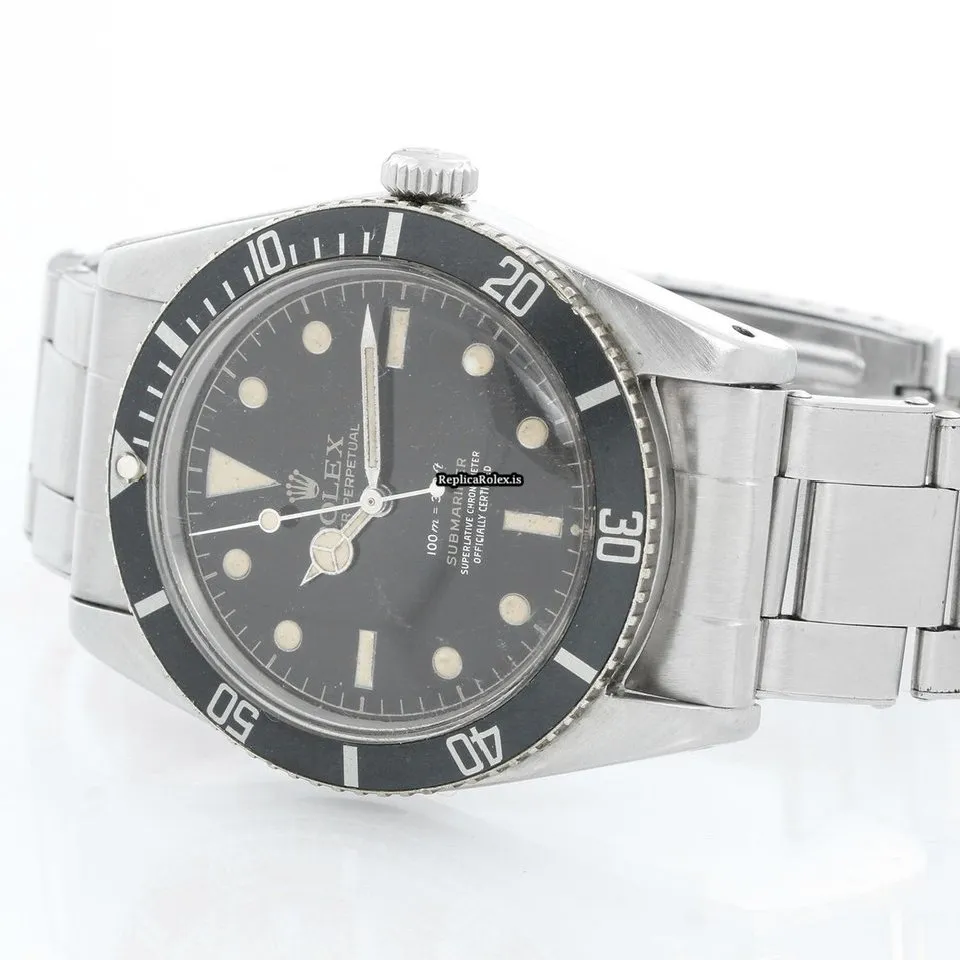 Excellent Replica Rolex Submariner (no Date) 5508 Automatic Movement 37mm Steel Case Mens/unisex Watch - Image 4