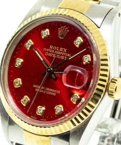 Exquisite Replica Rolex Datejust 16013 Automatic Movement 36mm Gold/steel Case Mens/unisex Watch