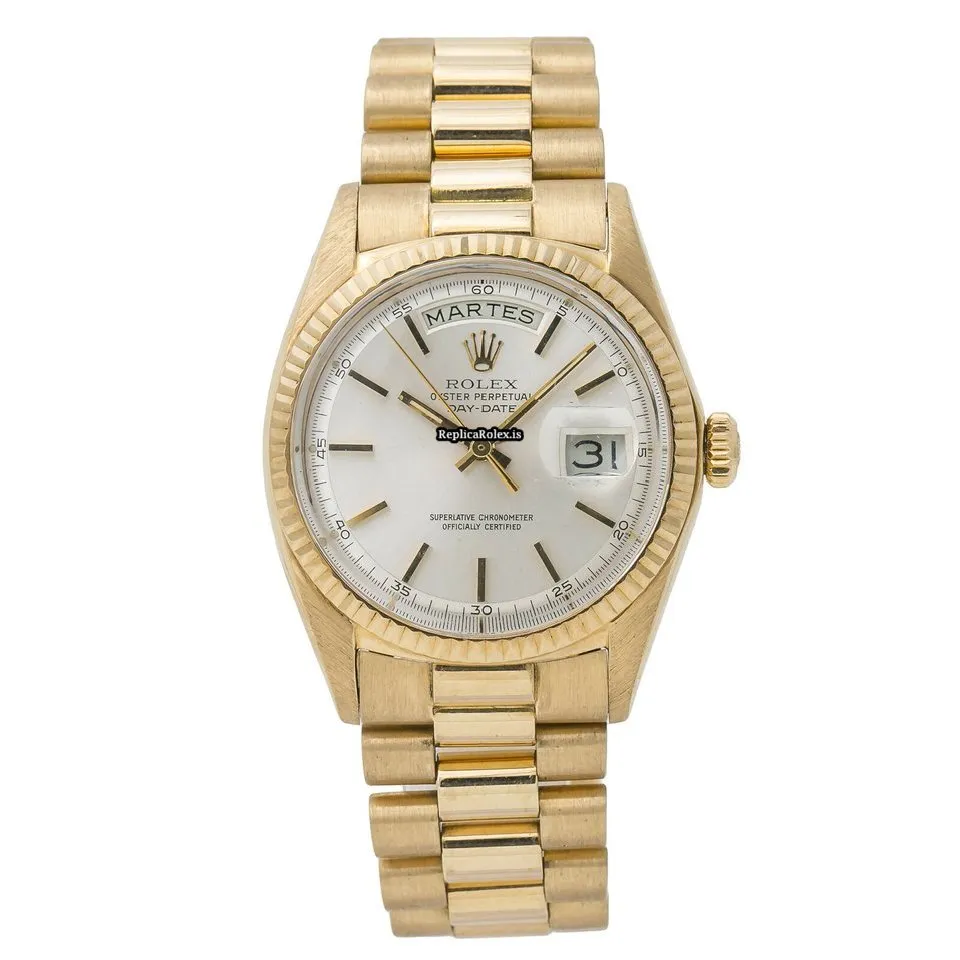 Unique Fakes Rolex Day-date 36 1802 Automatic Movement 36mm Yellow Gold Case Mens/unisex Watch