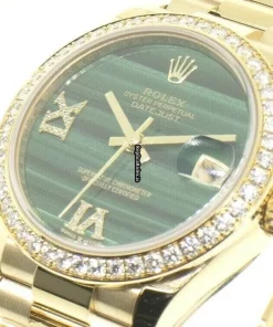 Lovely Replica Rolex Lady-datejust Caliber 2236 Automatic Movement 36mm Yellow Gold Case Womens Watch