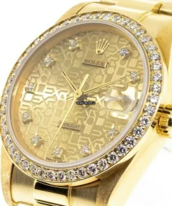 Excellent Fake Rolex Lady-datejust 68278 Automatic Movement 31mm Yellow Gold Case Mens/unisex Watch