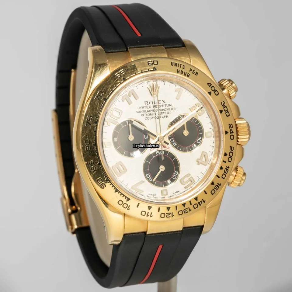 Excellent Replica Rolex Daytona 116518 Caliber 4130 Automatic Movement 40mm Yellow Gold Case Mens/unisex Watch - Image 3