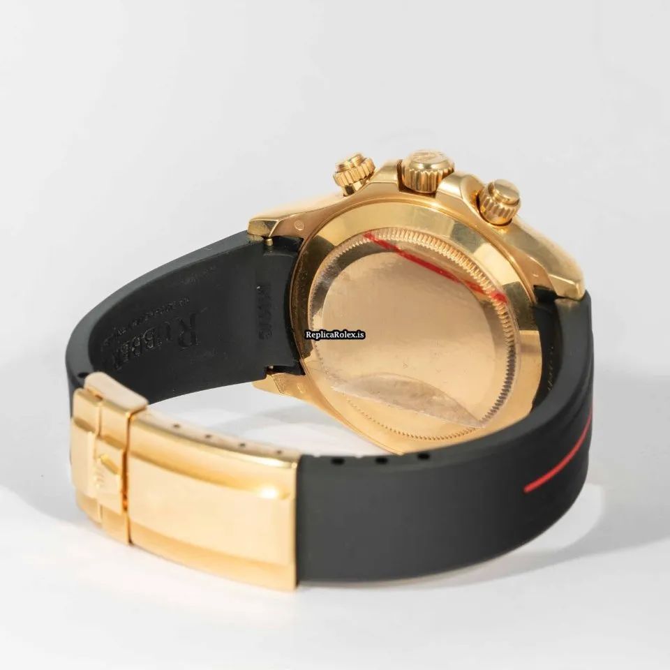 Excellent Replica Rolex Daytona 116518 Caliber 4130 Automatic Movement 40mm Yellow Gold Case Mens/unisex Watch - Image 5