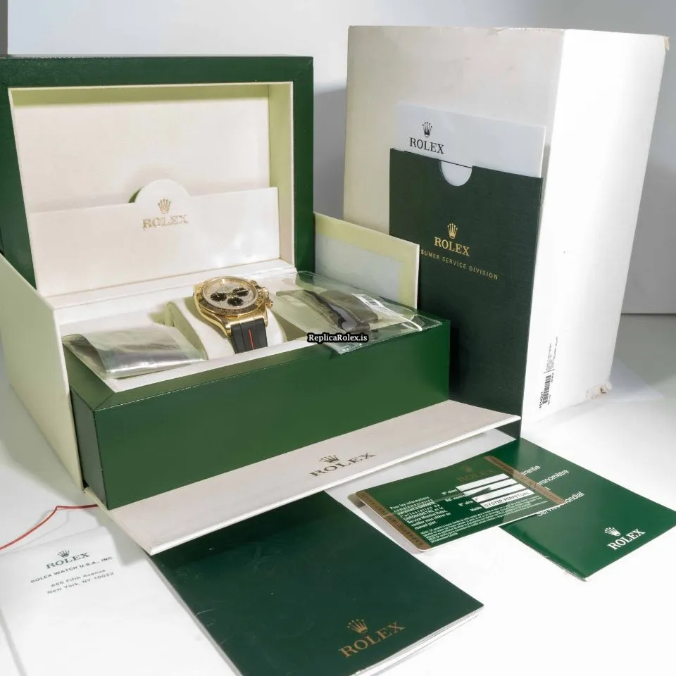 Excellent Replica Rolex Daytona 116518 Caliber 4130 Automatic Movement 40mm Yellow Gold Case Mens/unisex Watch - Image 6