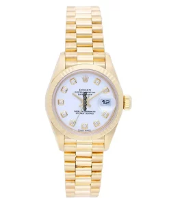 Cool Fakes Rolex Lady-datejust 69178 Automatic Movement 26mm Yellow Gold Case Womens Watch