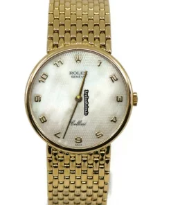 Good Fakes Rolex Cellini 5042 Manual Winding Movement 32mm Yellow Gold Case Mens/unisex Watch