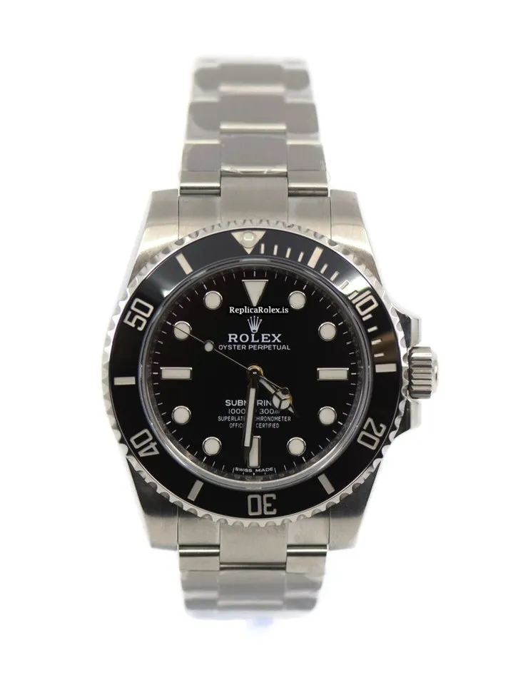 Good Fake Rolex Submariner (no Date) 114060 Caliber 3130 Automatic Movement 40mm Steel Case Mens/unisex Watch