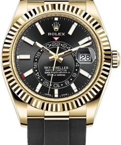 Special Fake Rolex Sky-dweller 326238 Automatic Movement 42mm Yellow Gold Case Mens/unisex Watch
