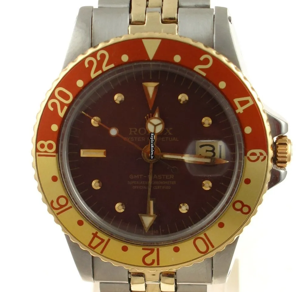 Mind-boggling Knockoff Rolex Gmt-master 1675 Caliber 1570 Automatic Movement 40mm Gold/steel Case Mens/unisex Watch